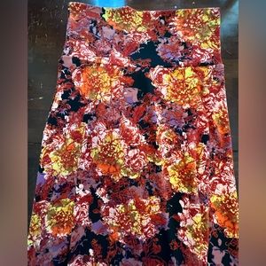 NWOT - LulaRoe Floral Maxi Skirt